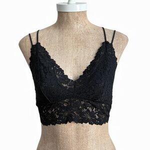 PINK Victoria's Secret Bralette Black Medium